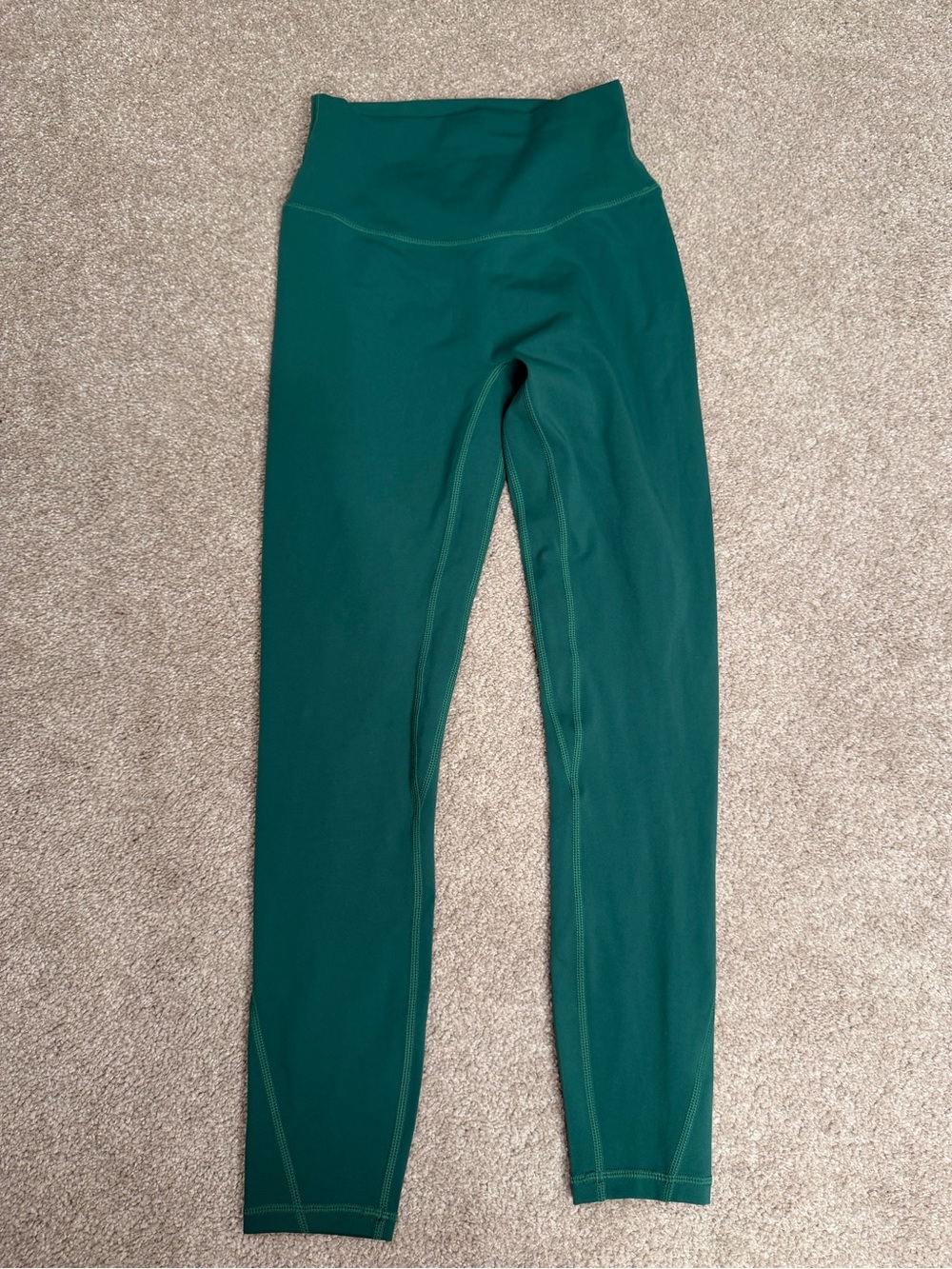 ACTA Wear Green Evo High Waisted Leggings NWT Size Small Forest Green Activewear